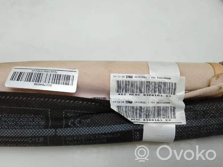 Peugeot 5008 II Airbag da tetto 9838188080