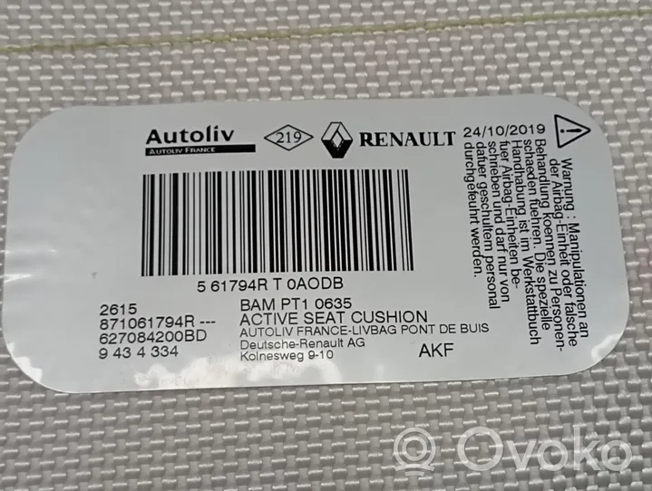 Renault Zoe Poduszka powietrzna Airbag chroniąca kolana 