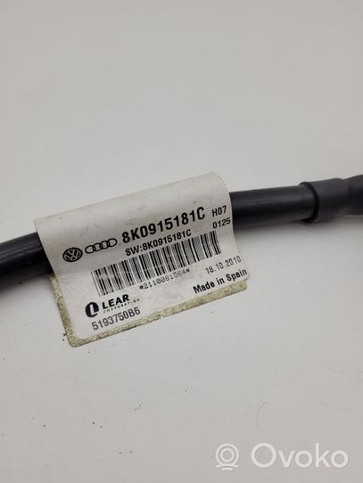 Audi A6 S6 C6 4F Câble négatif masse batterie 8K0915181C