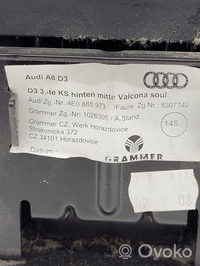 Audi A8 S8 D3 4E Takaistuimen pääntuki 4E0885973
