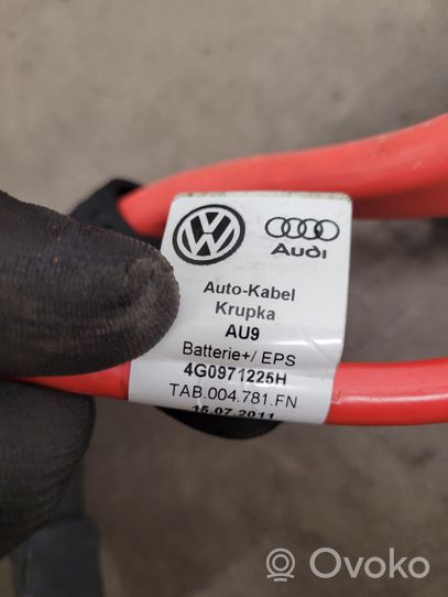 Audi A7 S7 4G Câble de batterie positif 4G0971225H