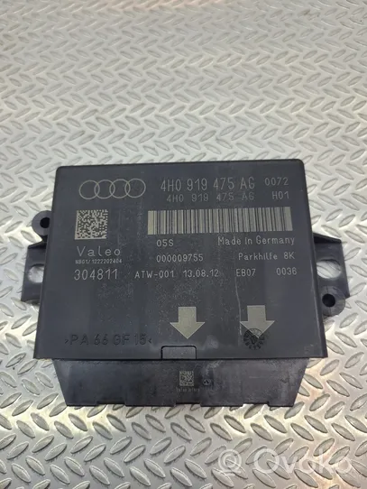 Audi A6 S6 C7 4G Unité de commande, module PDC aide au stationnement 4H0919475AG