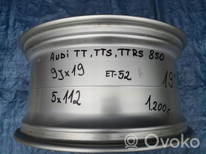 Audi TT TTS RS Mk3 8S R19-alumiinivanne 8S0601025AA