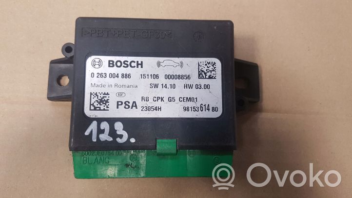 Citroen C3 Parking PDC control unit/module 0263004886