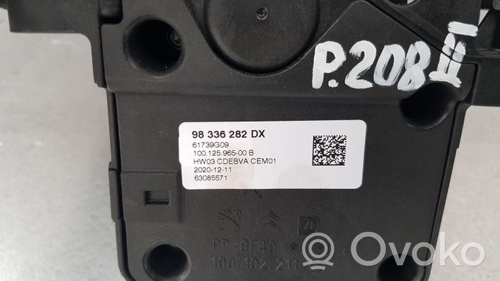 Peugeot 208 Selettore di marcia/cambio sulla scatola del cambio 98336282DX