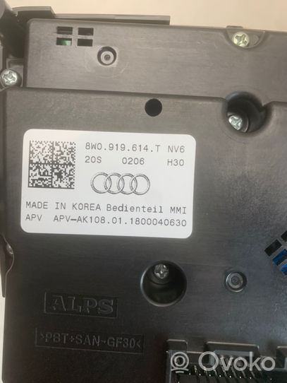 Audi A4 S4 B9 Radio/CD/DVD/GPS-pääyksikkö 8W0919614T