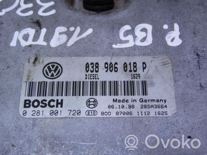 Volkswagen PASSAT B5 Moottorin ohjainlaite/moduuli (käytetyt) 