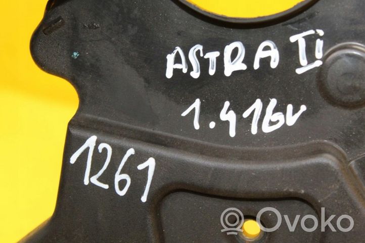 Opel Astra G Protezione cinghia di distribuzione (copertura) 90530914