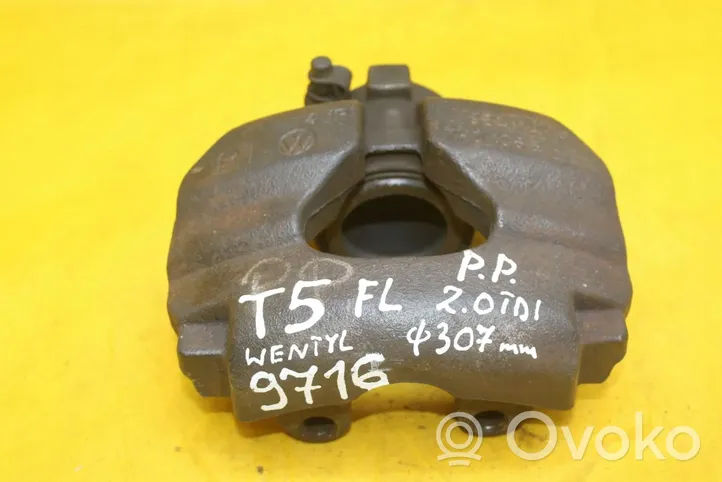 Volkswagen Multivan T5 Caliper de freno delantero 7H0106EE