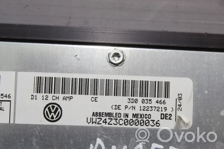 Volkswagen Phaeton Vahvistin 3D0035466