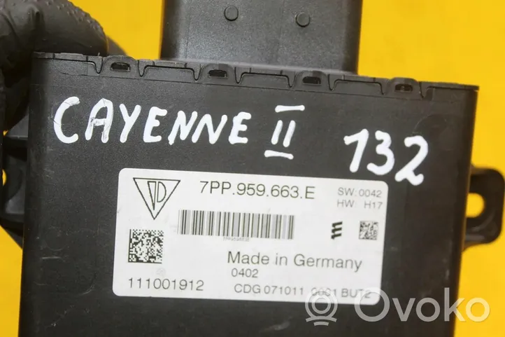 Porsche Cayenne (92A) Autres unités de commande / modules 7PP959663E