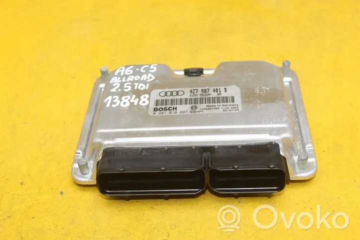 Audi A6 Allroad C5 Komputer / Sterownik ECU silnika 4Z7907401B