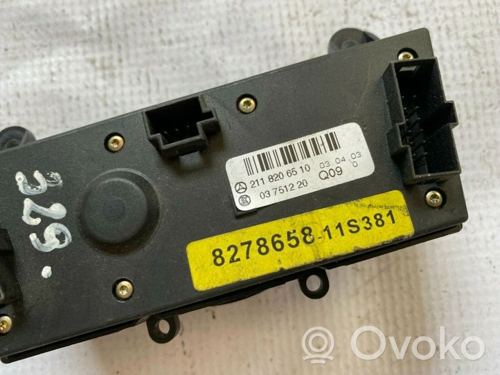 Mercedes-Benz E W211 A set of switches A2118206410