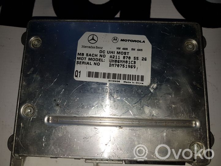 Mercedes-Benz ML W164 Sėdynės valdymo blokas A2118705526