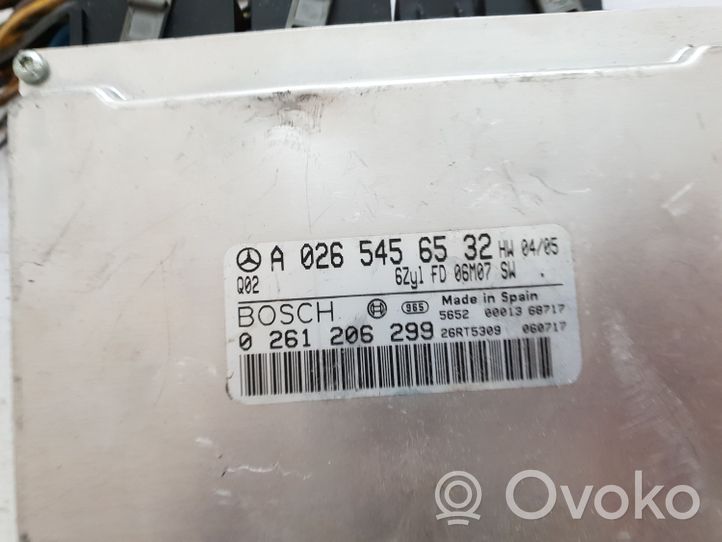 Mercedes-Benz CL C215 Sterownik / Moduł ECU A0265456532