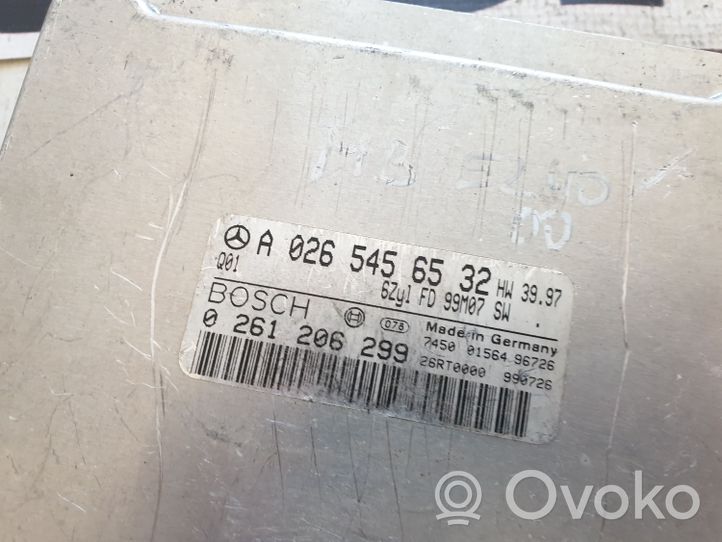 Mercedes-Benz CL C215 Sterownik / Moduł ECU A0265456532