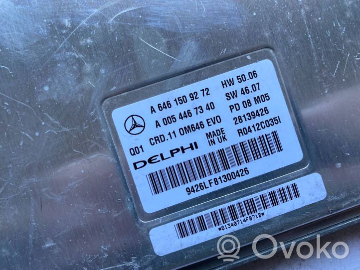 Mercedes-Benz C W204 Sterownik / Moduł ECU A6461509272 