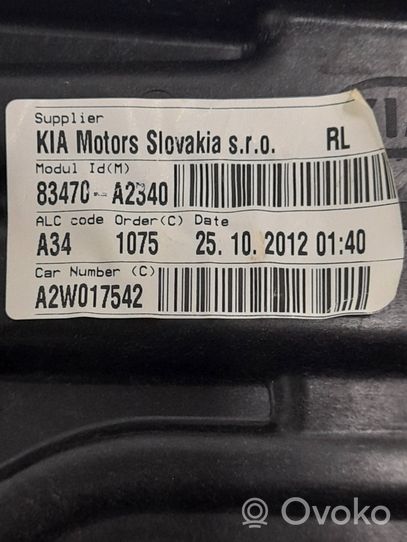 KIA Ceed Mechanizm podnoszenia szyby tylnej bez silnika 83470A2340