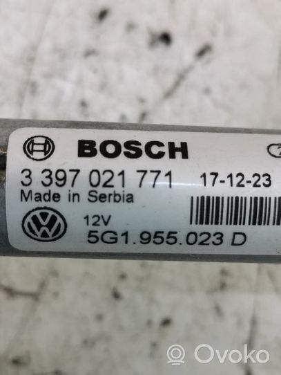 Volkswagen Golf VII Mechanizm i silniczek wycieraczek szyby przedniej / czołowej 5G1955023D