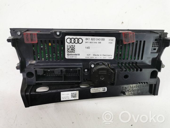 Audi A4 S4 B8 8K Panel klimatyzacji 8K1820043BB