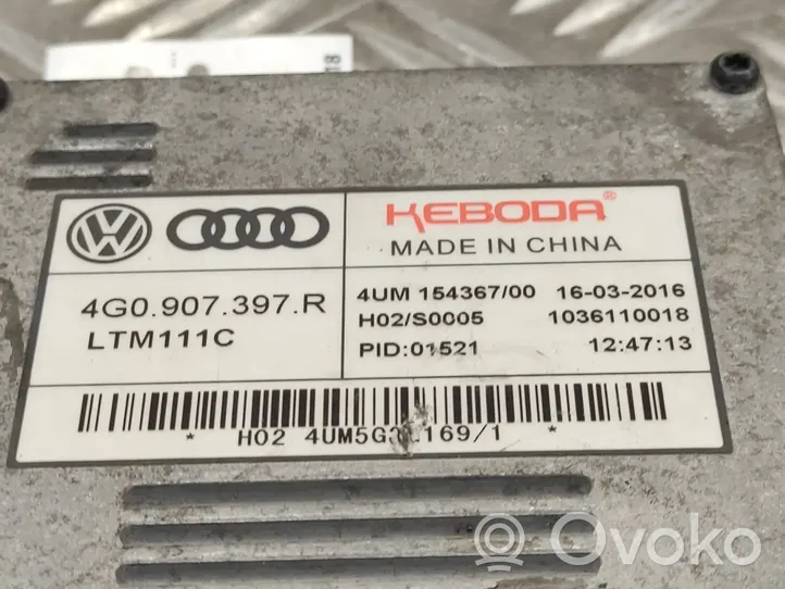 Audi A3 S3 8V Sterownik / moduł świateł Xenon 4G0907397R