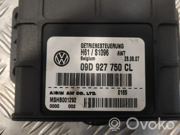 Volkswagen Touareg I Kiti valdymo blokai/ moduliai 09D927750CL