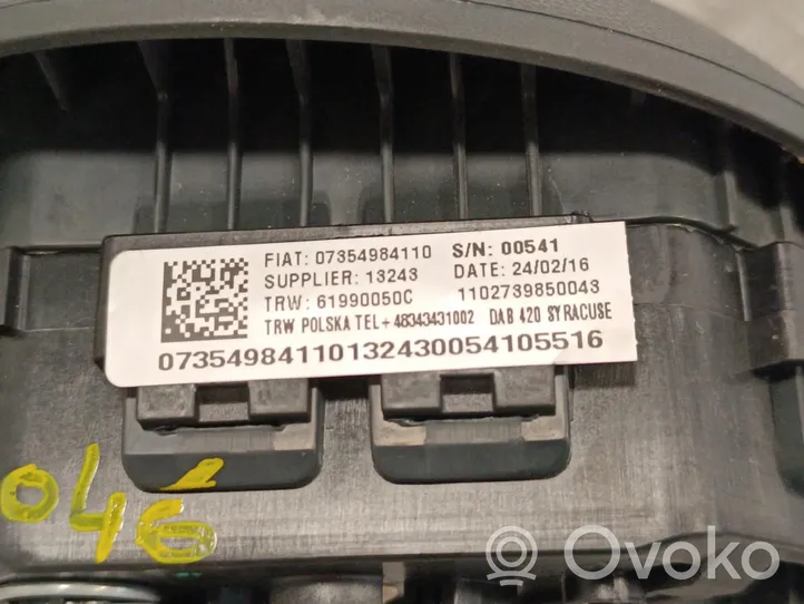 Ford Ka Poduszka powietrzna Airbag kierownicy 07354984110