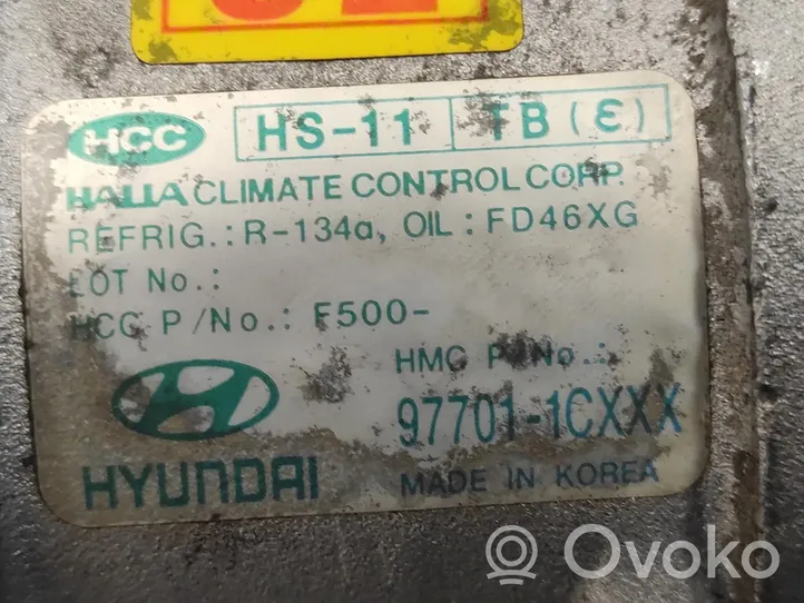 Hyundai Getz Ilmastointilaitteen kompressorin pumppu (A/C) 977011CXXX