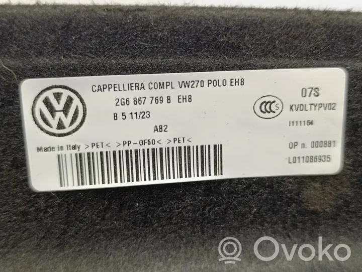 Volkswagen Polo VI AW Palangė galinė 2G6867769B