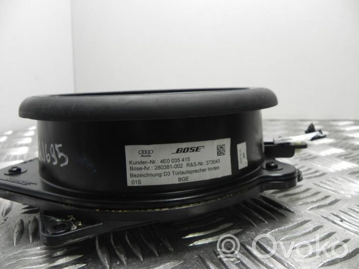 Audi A8 S8 D3 4E Enceinte haute fréquence de porte avant 4E0035415