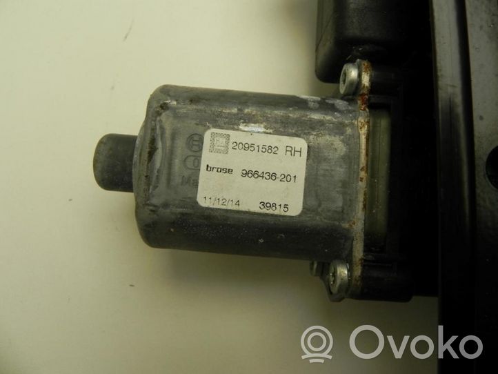 Opel Adam Priekinio el. lango pakėlimo mechanizmo komplektas 13350350