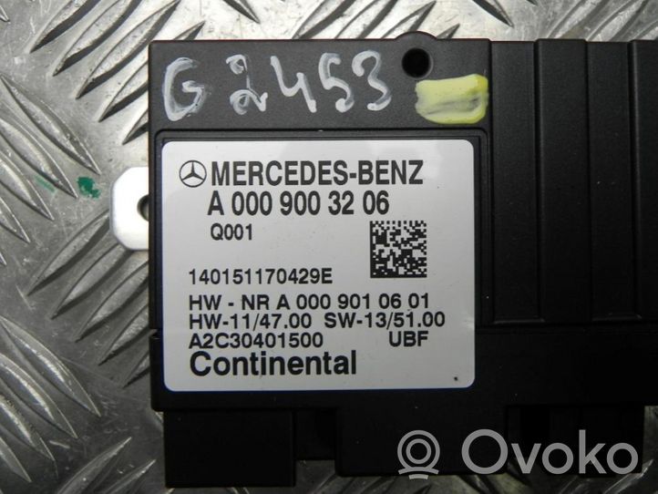 Mercedes-Benz C AMG W205 Sterownik / Moduł pompy wtryskowej A0009003206