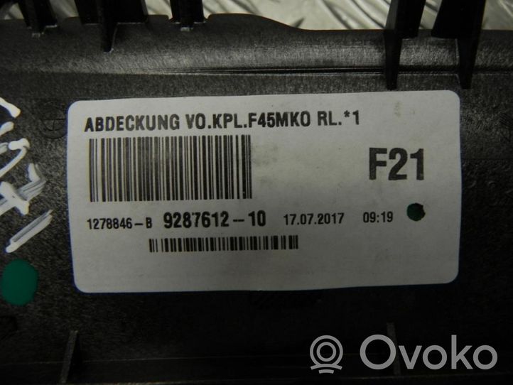 BMW 2 F46 Cadre, panneau d'unité radio / GPS 9287612