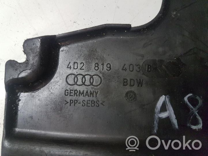 Audi A8 S8 D2 4D Osłona górna silnika 