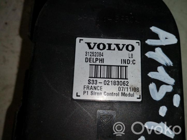 Volvo C70 Alarmes antivol sirène 31252084
