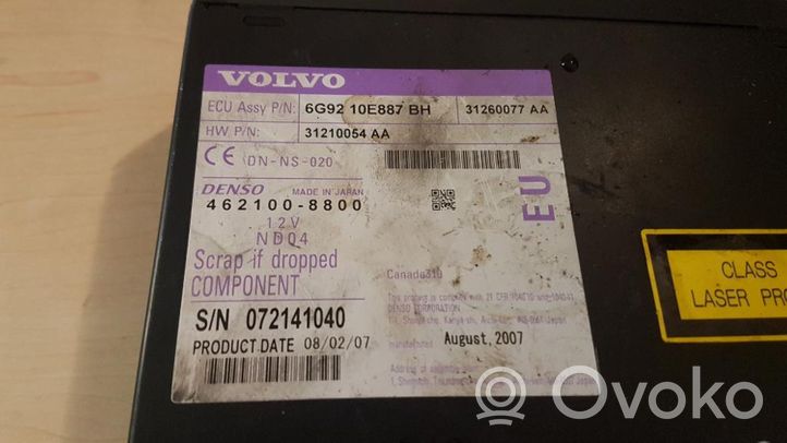 Volvo XC70 Unità principale autoradio/CD/DVD/GPS 6G9210E887BH