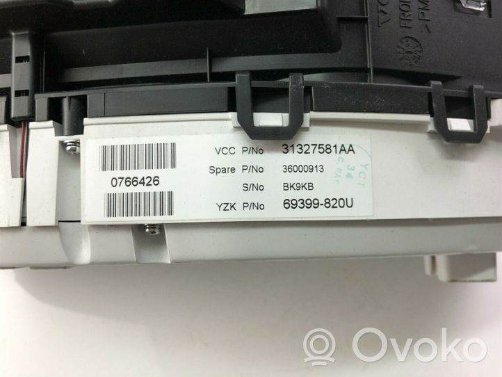 Volvo XC60 Spidometras (prietaisų skydelis) 31327581AA