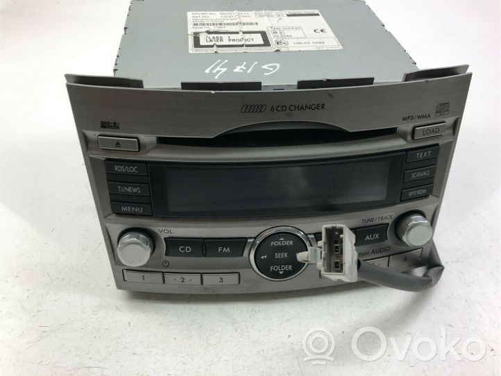 Subaru Outback Unité principale radio / CD / DVD / GPS 86201AJ410