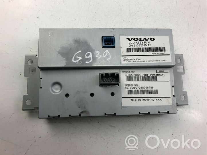 Volvo V60 Unité de contrôle son HiFi Audio 31382065AE
