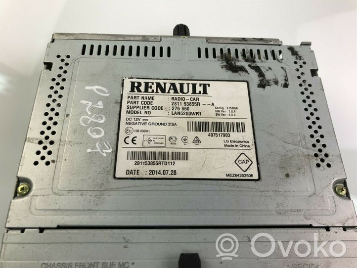 Renault Dacia Duster Unité de contrôle son HiFi Audio 281153855R