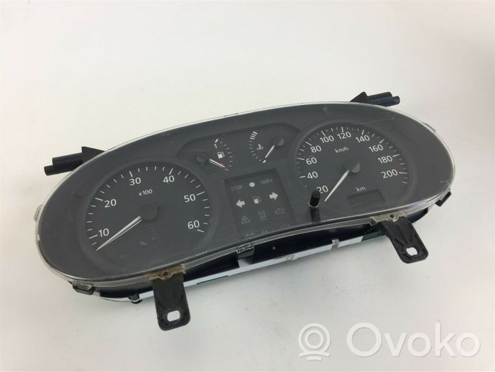 Renault Trafic II (X83) Compteur de vitesse tableau de bord P8200279062