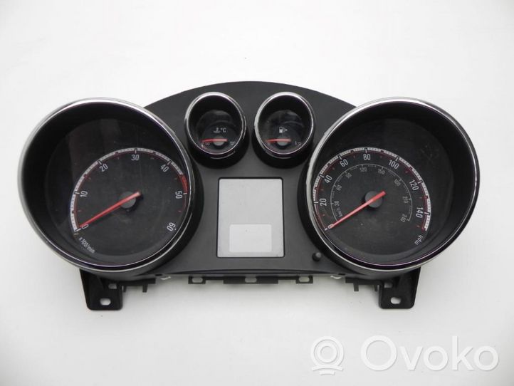 Vauxhall Meriva B Compteur de vitesse tableau de bord 13346188