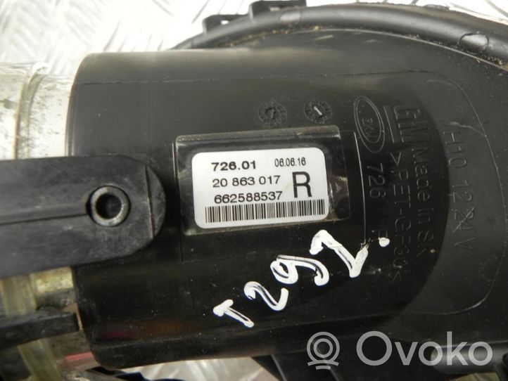 Vauxhall Zafira C Miglas lukturu komplekts 662588537