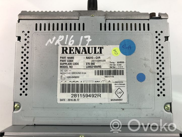 Renault Clio IV Moduł / Sterownik dziku audio HiFi 281159492R