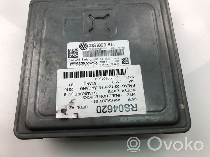 Volkswagen Caddy Sterownik / Moduł ECU 03G906018DJ