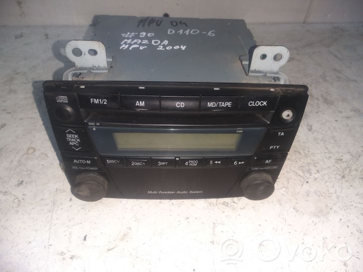 Mazda MPV II LW Radio/CD/DVD/GPS-pääyksikkö 14788200