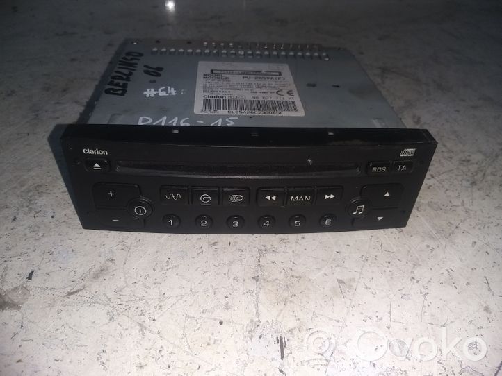 Citroen Berlingo Panel / Radioodtwarzacz CD/DVD/GPS PU2859A