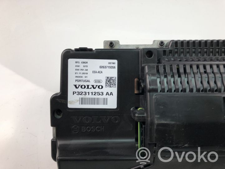 Volvo V60 Tachimetro (quadro strumenti) P32311253AA