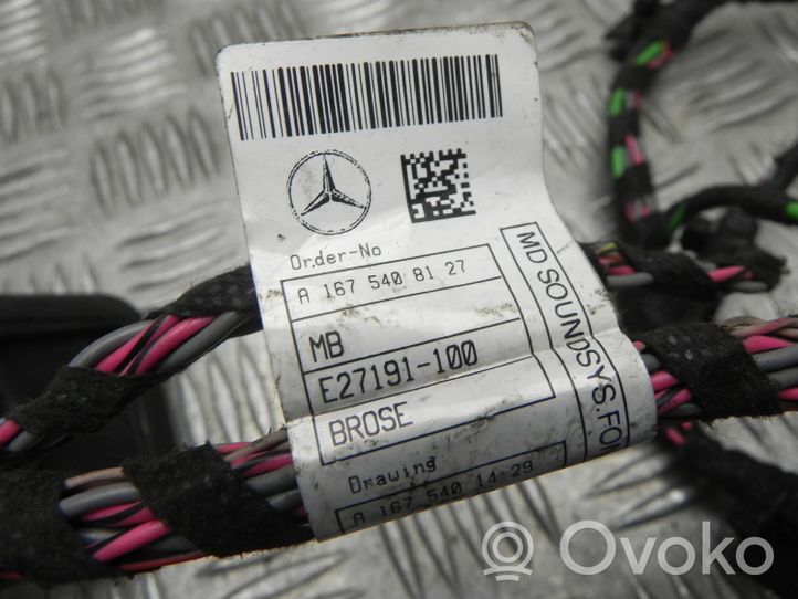 Mercedes-Benz GLE W167 Front door wiring loom A1675408127