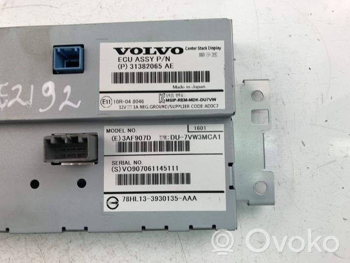 Volvo V60 Moduł / Sterownik dziku audio HiFi 31382065AE